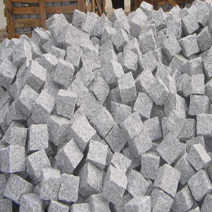 Trung Quốc giá rẻ G603 Màu Xám Granite Cobble đá Cube đá cho bên ngoài lát đá - Product Image 5