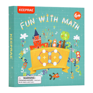 Juego de Mesa de Matemáticas para la Educación Temprana de los Niños Más Popular, Tarjetas Cognitivas Digitales para Niños Pequeños, Juguetes para el Desarrollo Cerebral - Product Image 1