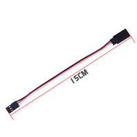 Lot de 10 câbles d'extension de servo 30 fils 100/150/200/300mm pour RC Futaba JR Mâle vers Femelle, accessoires pour drones