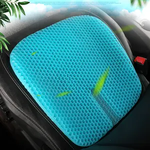 Wheelchair Office Pillow Seat Gel Cushion Portable Office Chair Car Drivers Seat Cushion With Removable Cover
