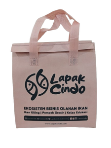 Bolsa Térmica Personalizada para Compras, Reutilizable, para Alimentos Calientes/Fríos, con Impresión de Serigrafía y Cierre de Cordón - Product Image 3