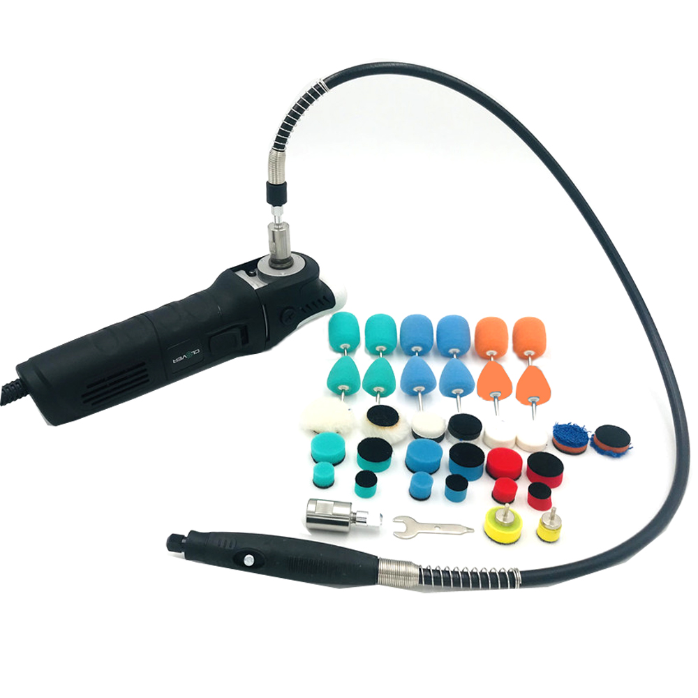 Электрическое миниатюрное полировальное оборудование двойного действия, набор инструментов, машина для полировки орбитального буфера для автомобиля