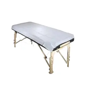 Drap de lit d'hôpital imperméable jetable en tissu non tissé médical écologique draps jetables