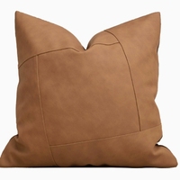 Wabi Sabi Style minimaliste Mica couleur canapé oreiller haut de gamme Villa hôtel modèle chambre tissé à la main taie d'oreiller carrée en gros