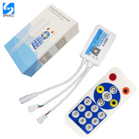 Sp601E Smart BT Music Dimmer pour WS2812B WS2811 Adressable Pixels RGB LED Strip SPI LED Controller