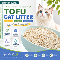 Litière pour chat naturelle en tofu, écologique, à base de soja, jetable dans les toilettes, 2,5 kg, agglomération rapide, contrôle des odeurs, senteurs thé vert, pêche, lait, pour animaleries