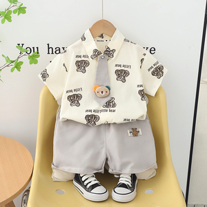 2024 estilo <span class=keywords><strong>de</strong></span> moda <span class=keywords><strong>ropa</strong></span> <span class=keywords><strong>linda</strong></span> niños niño 2 uds trajes cuello redondo en Oso niños <span class=keywords><strong>ropa</strong></span> al por mayor en precio barato - Product Image 3