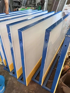 Valla <span class=keywords><strong>de</strong></span> Protección para Hockey sobre Patines y <span class=keywords><strong>Floorball</strong></span>, Reja <span class=keywords><strong>de</strong></span> Seguridad, Barandilla, Muro <span class=keywords><strong>de</strong></span> Protección, Tubo Galvanizado en Caliente + Placa <span class=keywords><strong>de</strong></span> PE 101/120CM*200CM - Product Image 2