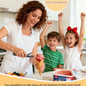 Cuchara Eléctrica Automática para Helado, Recargable por USB, Cuchara Eléctrica Calentada para Helado - Product Image 5