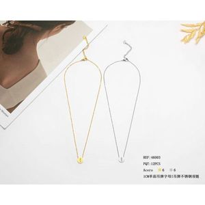 Collana in Acciaio Inossidabile con Ciondolo Lettera I, Catena Singola da 1 Cm, Gioielli alla Moda - Product Image 3