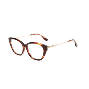 高级デザイナー厚いアセテートメガネ光学フレーム女性カスタムロゴ特大厚いフレームチタンメガネ男性JMM89RX - Product Image 3