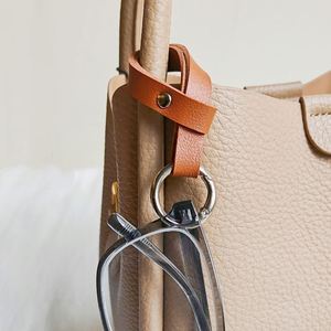 Adjustable PU Leather Promotional Multifunction Travel Carry Strap with Ring Hand Free Bag Holder Clip-On for Glasses Hats <b>Keys</b> - Product Image 3