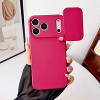 Coque antichoc à couverture intégrale en TPU avec cache-objectif coulissant pour iPhone 18 17 Pro Max – Minimaliste et écologique – Meilleures ventes