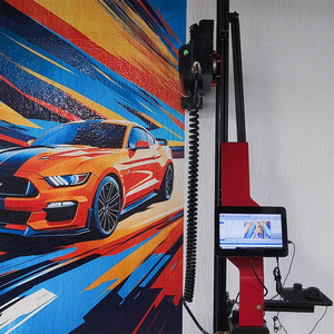 Ricoh/DX7 Baskı Kafalı UV Mürekkep Püskürtmeli Otomatik Yeni Fotoğraf Kalitesinde 3D Duvar Yazıcı Makinesi, Keskin ve Canlı Duvar Resimleri İçin - Product Image 4