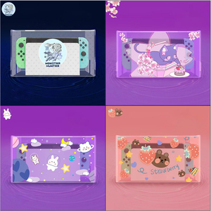 Funda Protectora de Dibujos Animados Compatible con Base para TV OLED, Caja de Exhibición Acrílica Impermeable y Antiarañazos para Switch - Product Image 3