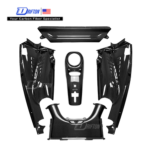 Version supérieure pour 488 Prepreg Carbon Fiber Engine Bay Cover Set pour Ferrari 488 GTB - Product Image 2