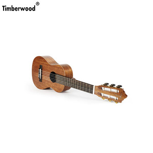 Guitarlele Clásico de 28 Pulgadas, Ukelele de Seis Cuerdas de Gran Tamaño, Guitarlele de Viaje con Cuerdas de Nailon Aquila, Guitarlele de Fábrica - Product Image 6