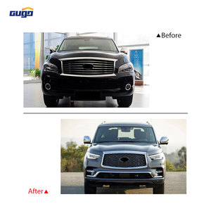 GUGO for <strong>Infiniti</strong> QX56 Upgrade Qx80 Body Kit Upgrade <strong>Parts</strong> with Front Rear Bumper Plastic QX56 Bodykit Qx80 Accessories - Product Image 2