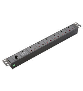 PDU de rack réseau de base pour serveur, 19 pouces, type UK, pour centre de télécommunications - Product Image 3