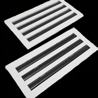 Grille d'aération de diffuseur linéaire de plafond en aluminium carré de conception moderne n'importe quelle taille approvisionnement d'usine pour l'extérieur pour le salon