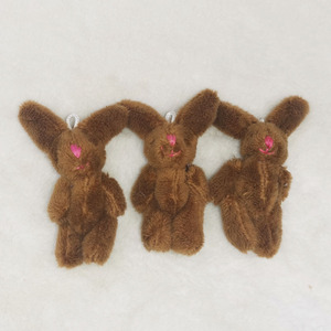 Nueva <span class=keywords><strong>casa</strong></span> <span class=keywords><strong>de</strong></span> <span class=keywords><strong>muñecas</strong></span> personalizada Mini conejo esponjoso juguetes <span class=keywords><strong>de</strong></span> peluche conejito conejos miniaturas Diy decoraciones en miniatura hechas a mano creativas - Product Image 4