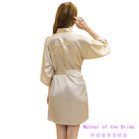 Robes Vente en Gros Vêtements de Nuit pour Femmes Robe en Satin de Soie avec Contraste Dentelle Robes de Soirée de Mariée Vêtements de Nuit pour Femmes