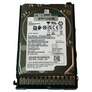 R0Q57A 1 year warranty MSA hard disk drive 2.4TB SAS 12G Enterprise 10K SFF (2.5in) M2 for HPE storage R0Q57A