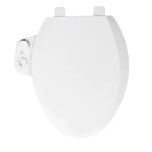 Bico de auto-limpo inteligente, capa do assento do vaso sanitário em v multifuncional com bidê construído