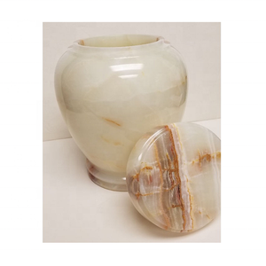 100% โกศหินอ่อนโอนิกซ์สีเขียวสไตล์อเมริกันราคาขายส่งจากญี่ปุ่น - Product Image 3