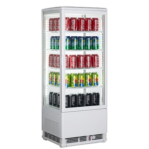 ตู้แช่เค้ก/เครื่องดื่มแบบตั้งตรง 4 ด้านกระจก รุ่น DSS-98R-3 สำหรับซุปเปอร์มาร์เก็ต ขายดี - Product Image 1