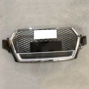 Kit de carrosserie de mise à niveau de pièces automobiles de nouvelle conception Grille avant en nid d'abeille ABS pour Audi Q7 SQ7 à <span class=keywords><strong>RSQ7</strong></span> avec Style Quattro 2016-2019 - Product Image 4