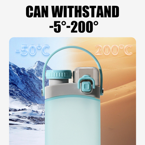 Eco-Friendly Thanksgiving Gift Silicone Water <b>Bottle</b> <b>Travel</b> Sports Daily Use Collapsible Silicone Water <b>Bottle</b> with Straw - Product Image 4