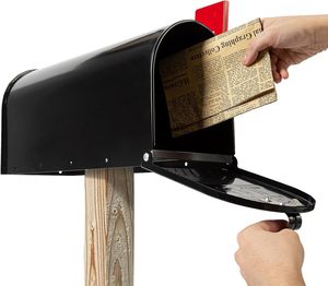 Boîte aux lettres murale en acier galvanisé, étanche et durable, idéale pour la livraison de colis en appartement - Meilleures ventes - Product Image 4