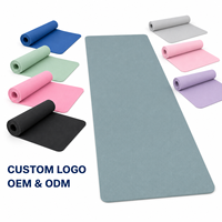 Tapis de gym TPE sur mesure 183x61cm 8mm rectangulaire anti-fatigue et absorbant les chocs pour yoga et méditation – Fournisseur d'usine en gros