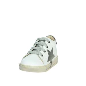 Baskets Falcotto pour filles, blanches et argentées, taille 24, chaussures épaisses - Product Image 6