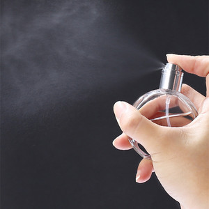 Hot Sale Empty Glass <b>Spray</b> Bottle 25ml Oblate Screw Gold <b>Silver</b> Nozzle Perfume Bottles - Product Image 5