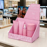 Support d'affichage en carton personnalisé pour comptoir, présentoir de comptoir en carton pour cosmétiques et parfums, boîte d'affichage de table en papier