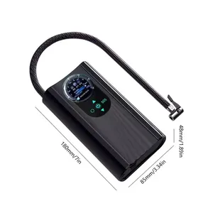 Câble allume-cigare portable électrique <span class=keywords><strong>Machine</strong></span> de gonflage des <span class=keywords><strong>pneus</strong></span> Pompe à air 12v Voiture Bicyclette Football Vélo électrique Gonflable Min - Product Image 2