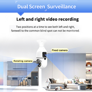 A6 Plus Best Price Dual Lens Wifi <b>Camera</b> Home Baby Wireless Small Indoor Motion Detection Security Light Bulb CCTV <b>Mini</b> <b>Camera</b> - Product Image 5