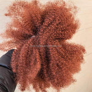REINE Ingrosso Fabbrica Estensione <span class=keywords><strong>Capelli</strong></span> Afro Kinky Sintetici Morbidi Elastici da 14 Pollici, 100g, Resistenti alle Alte Temperature per Intrecciare - Product Image 4
