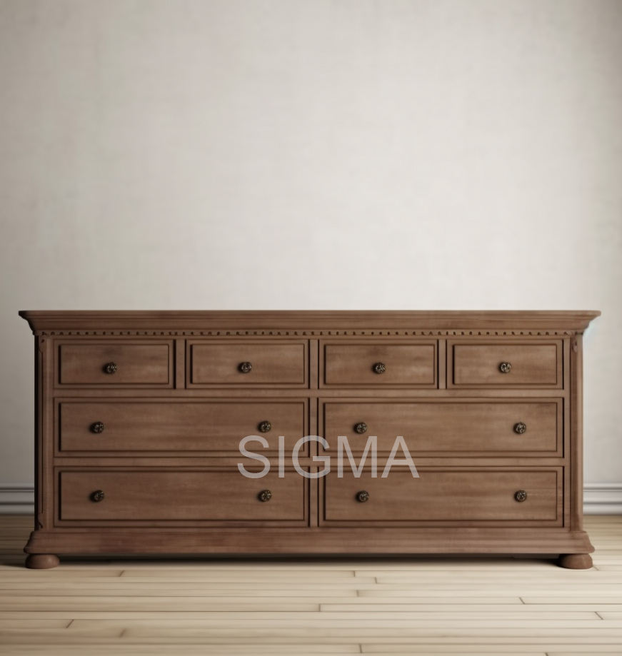 High End Traditional  Dresser For Bedroom Dressers 6 Drawers Bedroom Furniture