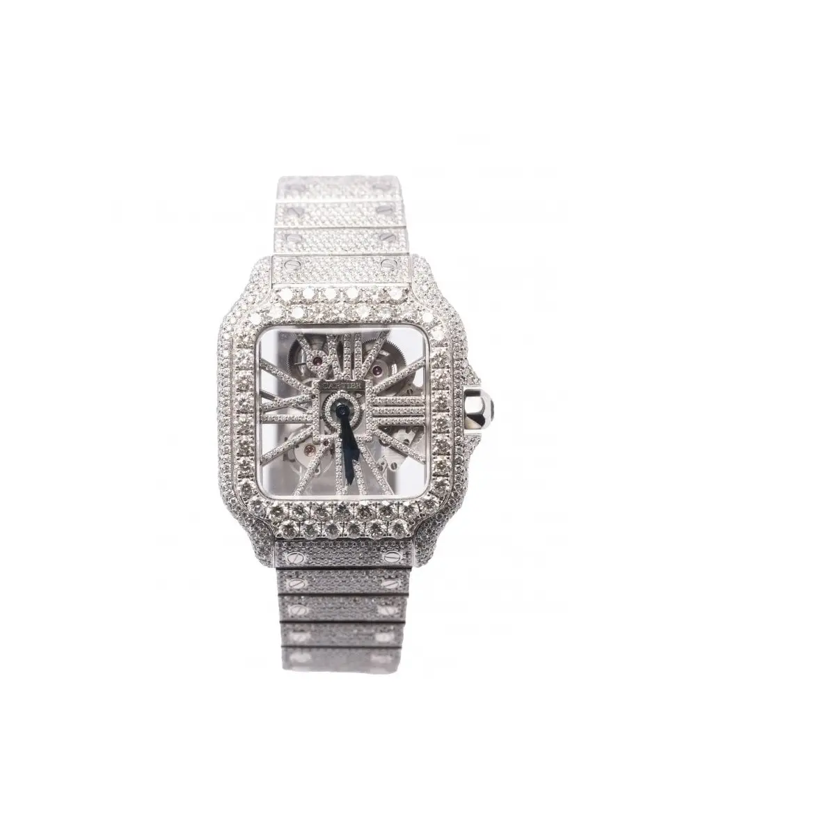 Premium Quality Ice Out Diamond Watch for Wedding Gift Available at Affordable Price from Indian Manufacturer