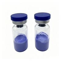 Poudre de GHK-CU (GHKCU) lyophilisée de qualité cosmétique, haute pureté, 1g à 1kg, en vrac