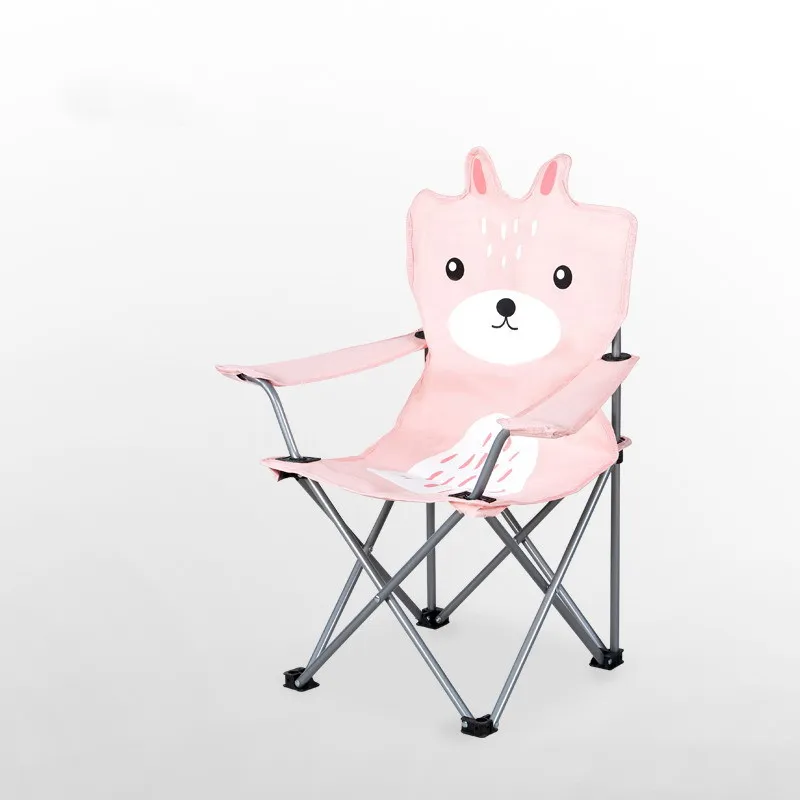Cadeira de praia portátil para crianças Cadeira de desenho animado para crianças Cadeiras dobráveis