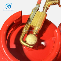 Exportation Chine : Bouteille de gaz en acier certifiée 12,5 kg, 26,5 L, rechargeable, pour usage domestique et commercial, directement de l'usine