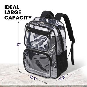 Nueva Mochila Transparente de Color Macaron con Bolsa Bento Transparente, <span class=keywords><strong>Kit</strong></span> de Viaje para Chicas a la Moda, Regalo al por Mayor - Product Image 2