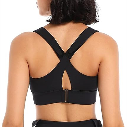 Black compression bra