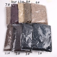 Klassische Coda Aluminium-Mikroringe in bester Qualität mit schwarzem Silikon-Futter, Haar-Mikroringe 4,0mm 4,5mm 5,0mm