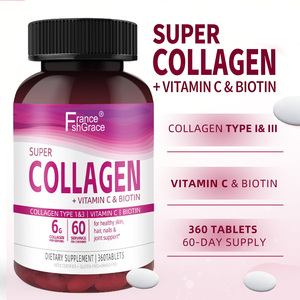Customized Formula Collagen Peptides Tablets with Vitamin C Biotin support Nail hair skin collagen Tablets Supplement for Adults - Product Image 3