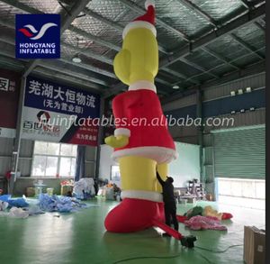 Christmas-Themed <strong>Grinch</strong> <strong>Inflatable</strong> Model Digital Printed with Blower for Outdoor Events - Product Image 2